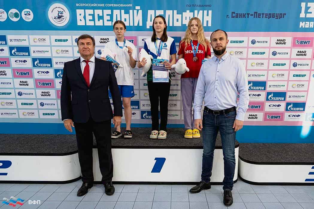 Всероссийские соревнования по плаванию «Веселый дельфин» прошли с 13 по 17 мая в Астане.